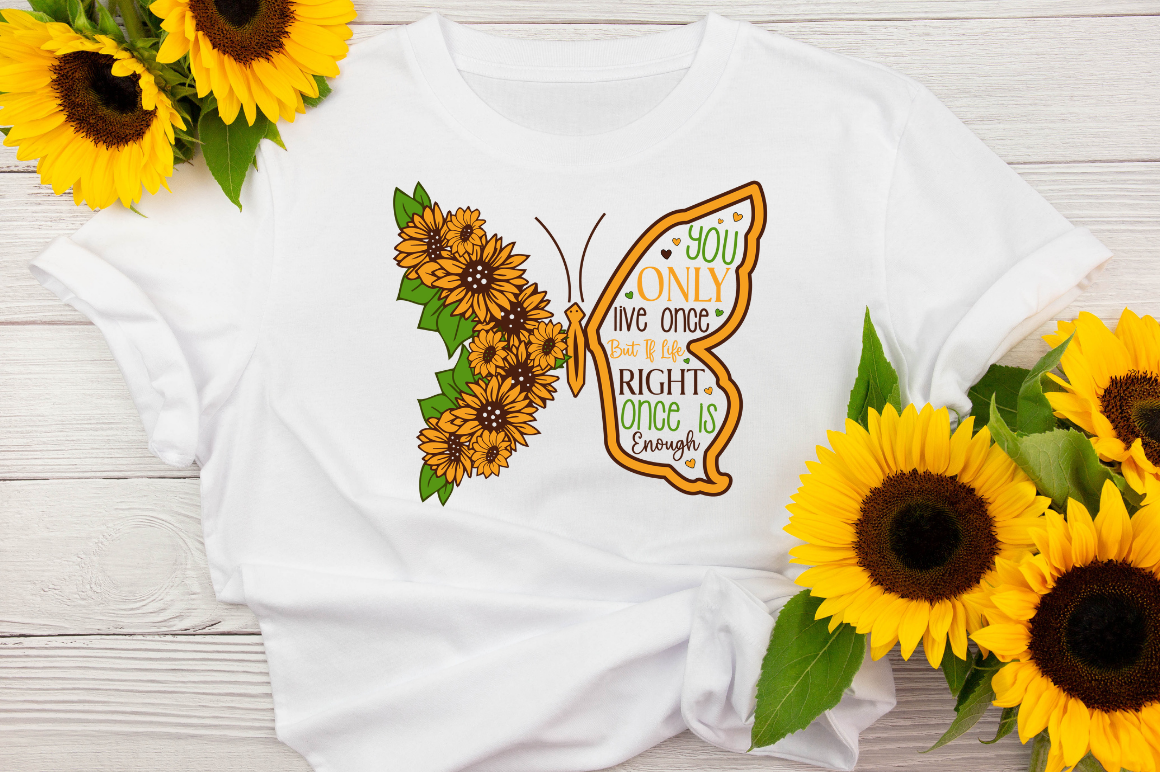 Sunflower Quotes Sublimation Bundle