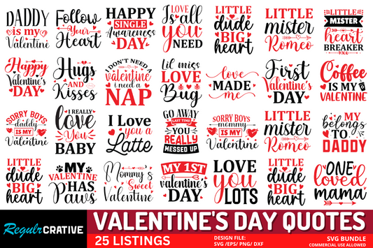 Valentine's Day Svg Design Bundle