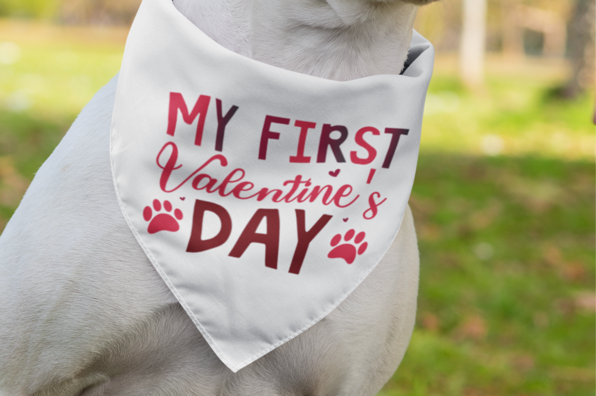 Dog Bandana Valentine's Day SVG Bundle