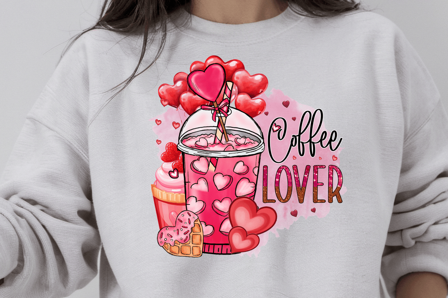 Coffee Valentine's Day Sublimation PNG Bundle