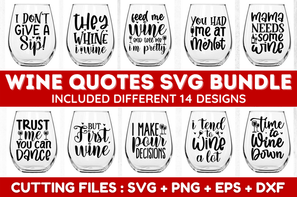 Wine SVG Bundle