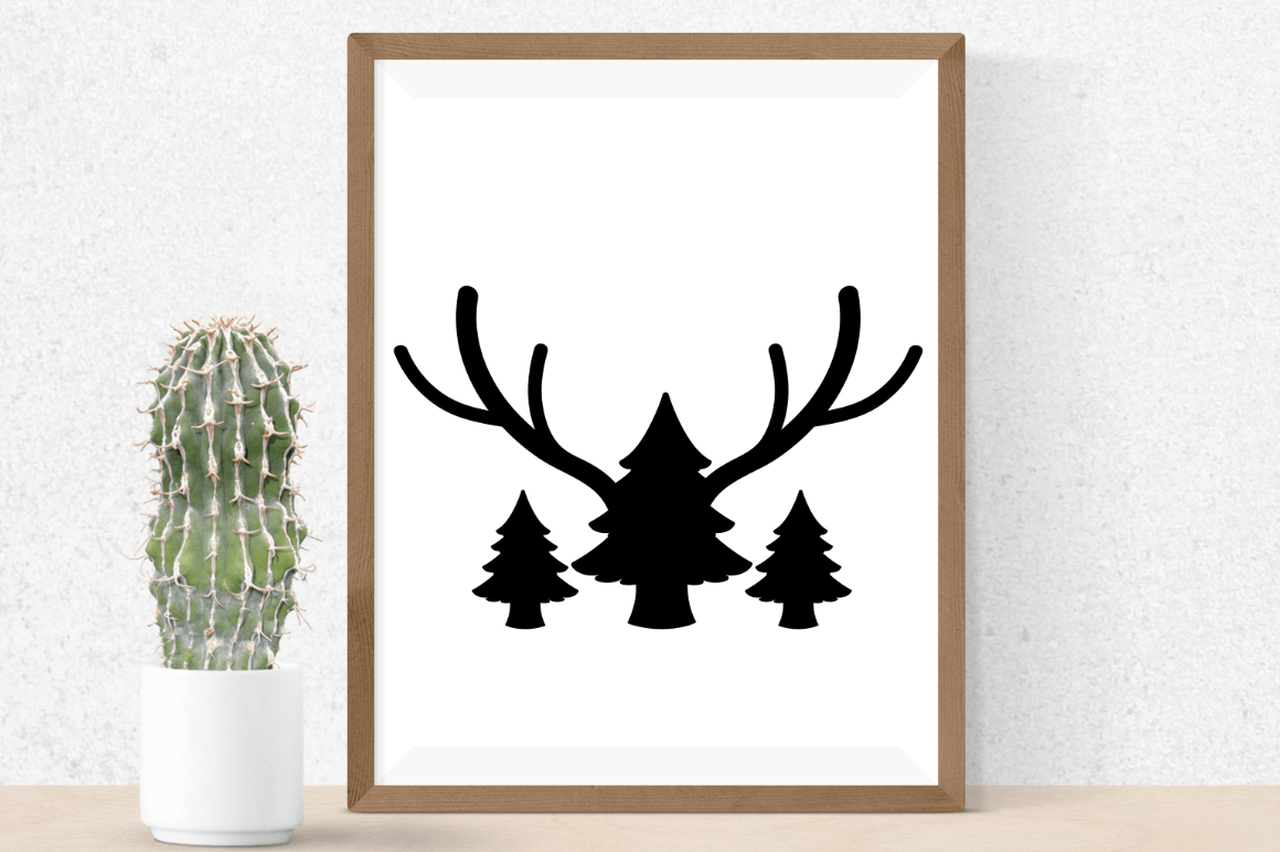 Laser Cut Christmas Antlers SVG Bundle