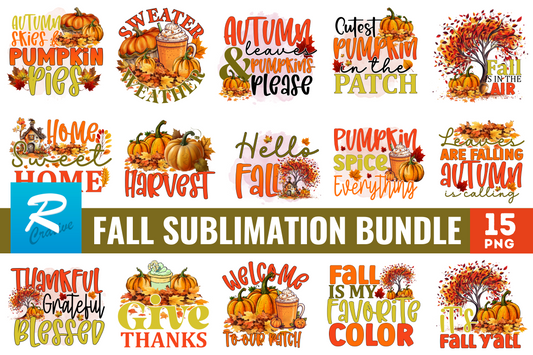 Fall/Pumpkin Sublimation Bundle