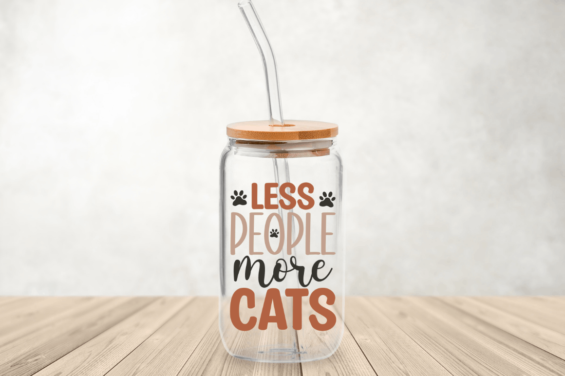 Cat Mom Libbey  Glass SVG Bundle