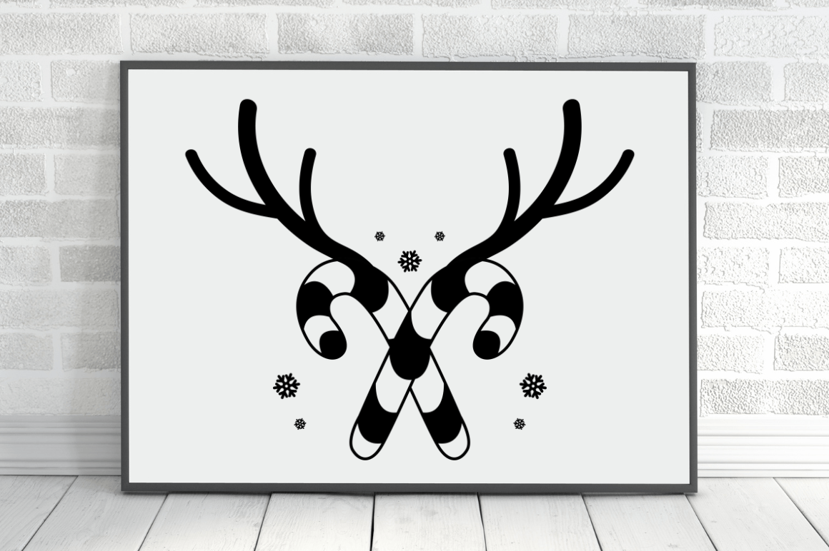 Laser Cut Christmas Antlers SVG Bundle