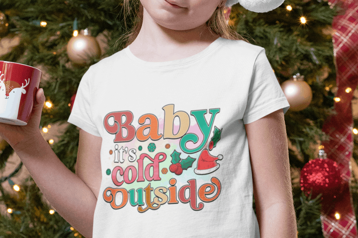 Retro Christmas Sublimation