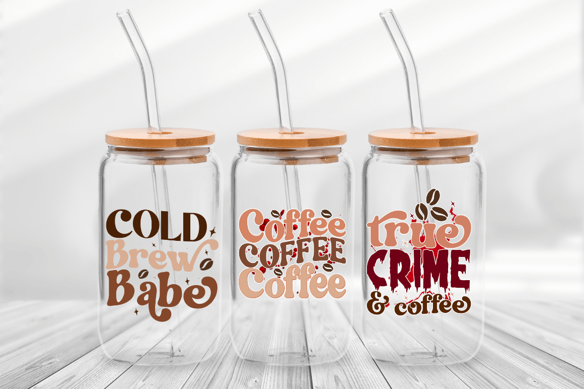 Coffee Libbey Glass SVG Bundle