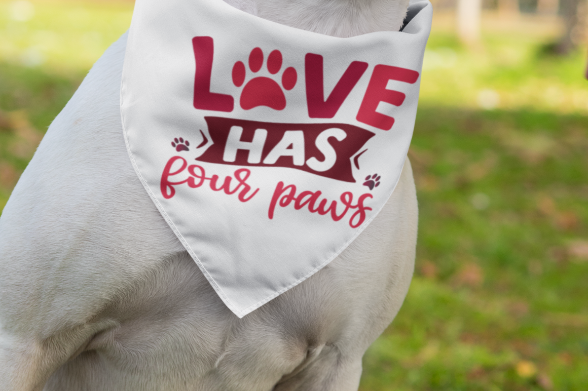 Dog Bandana Valentine's Day SVG Bundle