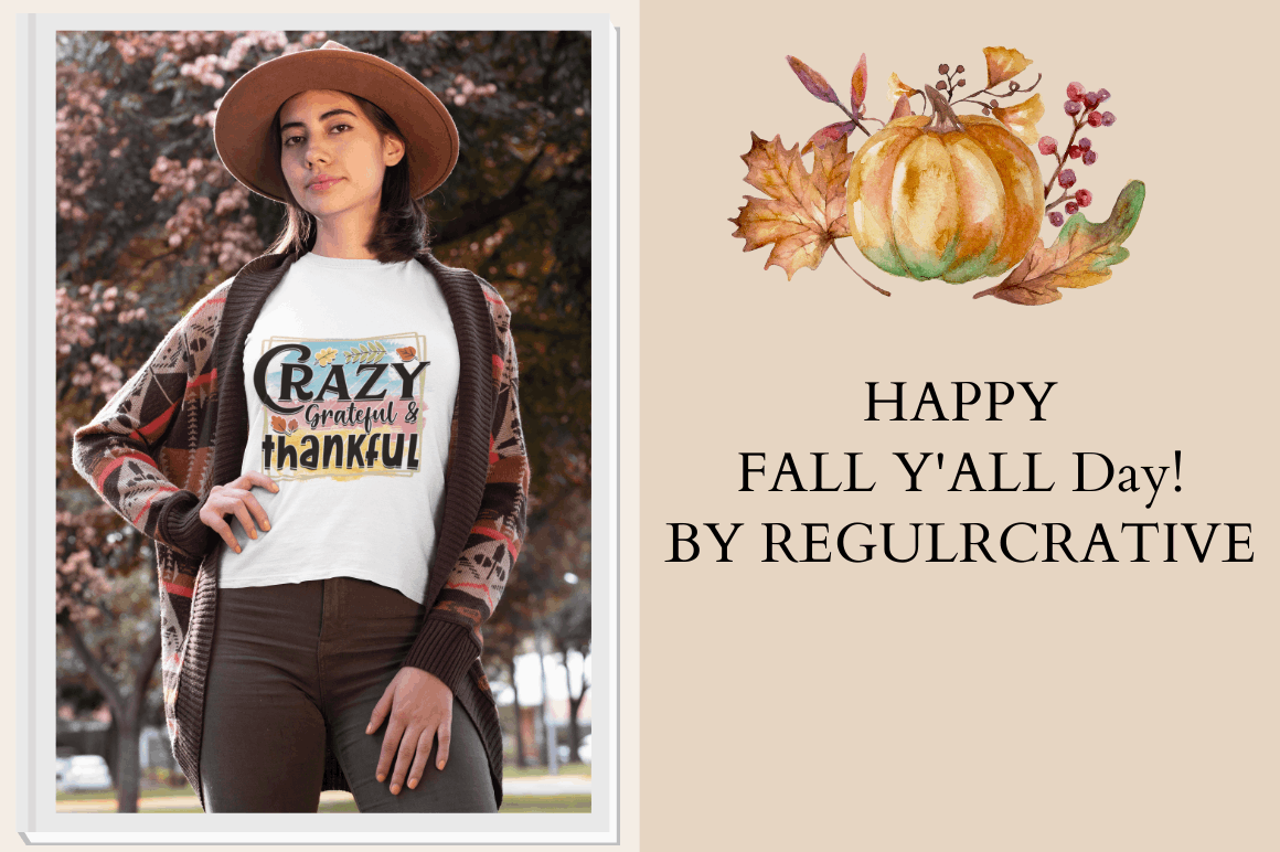 Fall Pumpkin Sublimation Png Design Bundle