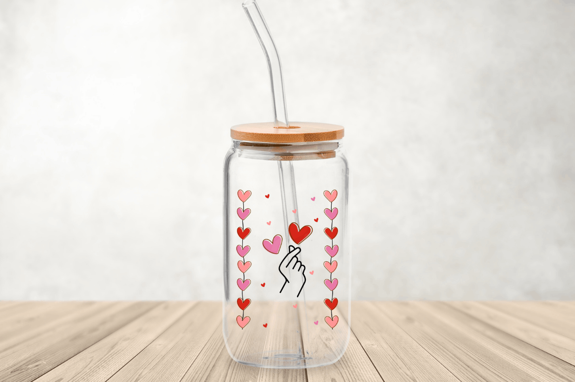 Valentines Can Glass Wrap SVG BUNDLE