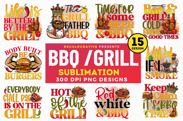 Barbeque quotes Sublimation Bundle