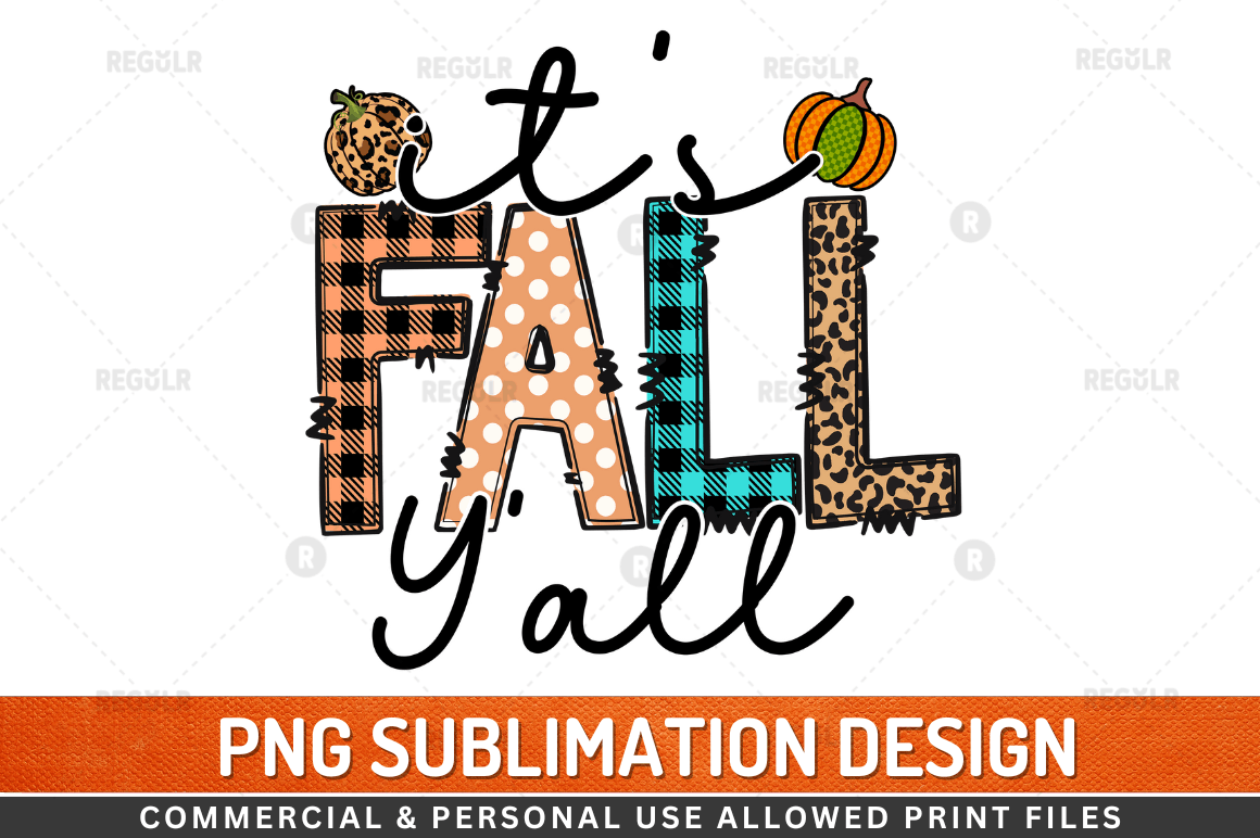 Fall Autumn Sublimation PNG Design Bundle