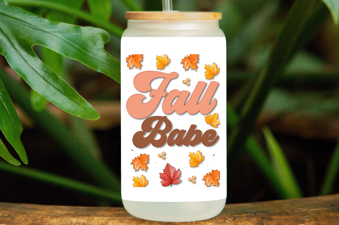 Fall Can Glass Svg Bundle