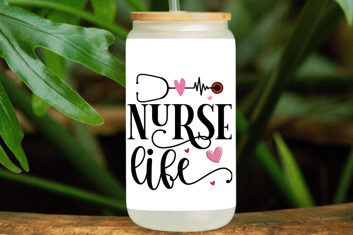 Registered Nurse Glass Can Full Wrap Bundle