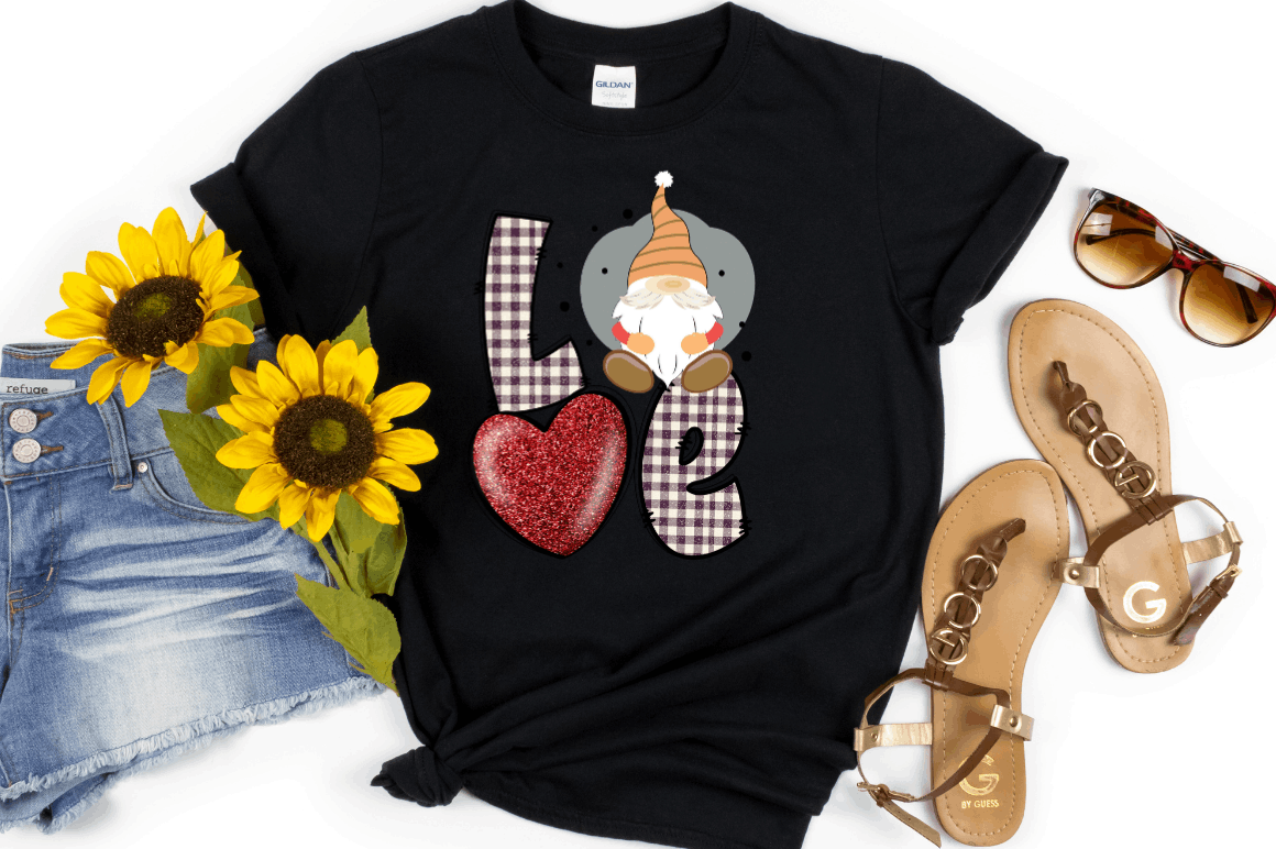 Gnome Valentine sublimation Bundle