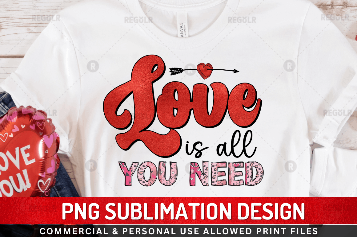 Valentine's Day Sublimation Design PNG Bundle