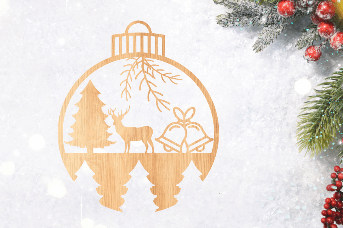 Christmas Scene Laser Cut SVG Bundle