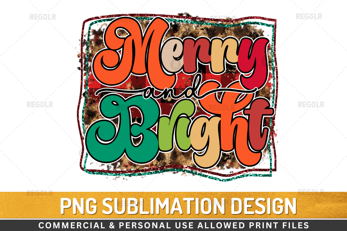 Merry Christmas PNG  Sublimation Bundle