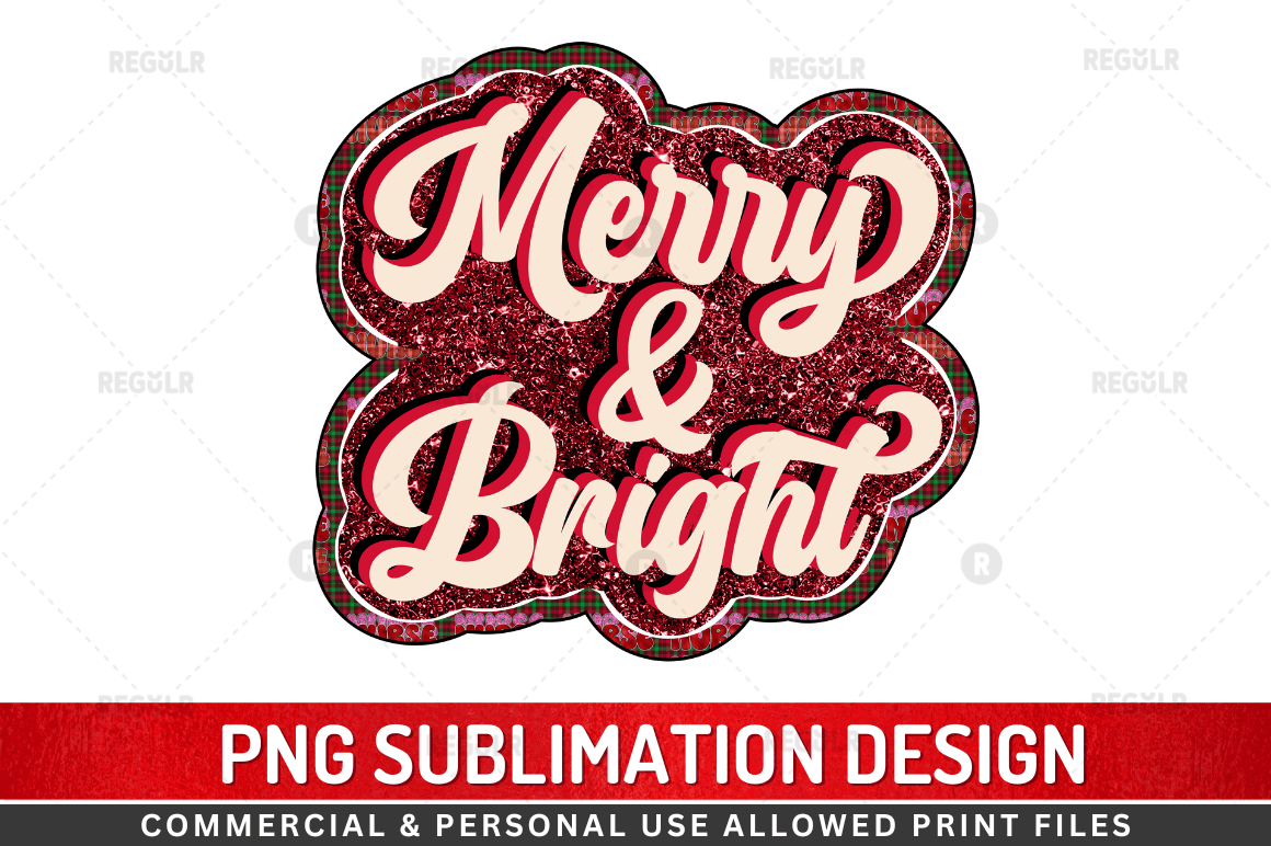 Merry Christmas PNG  Sublimation Bundle