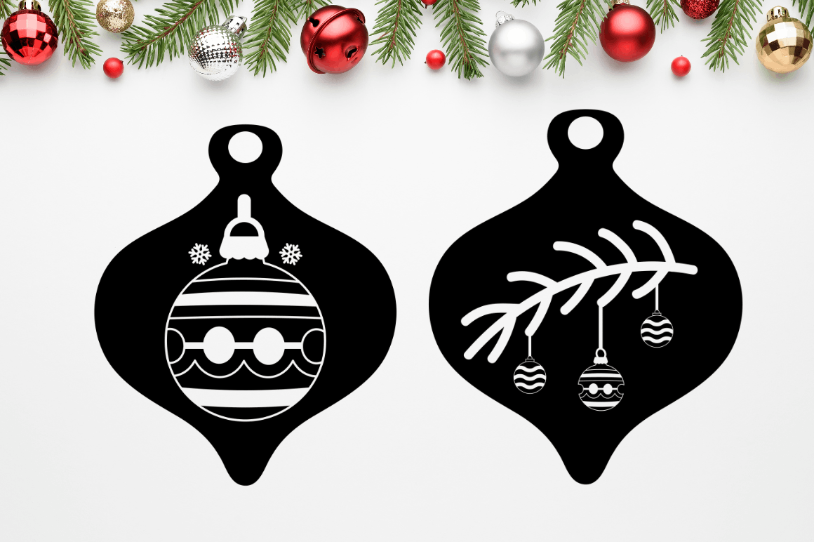 Christmas Earring Ornaments SVG Bundle