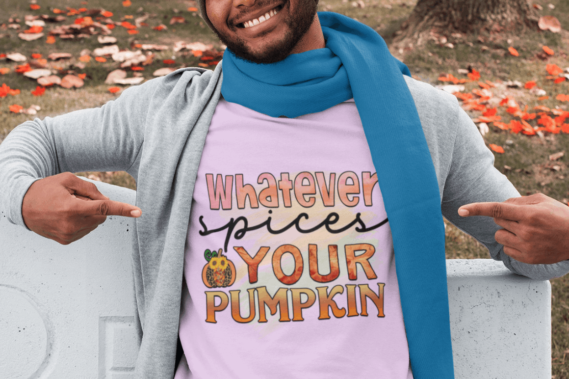 Fall Pumpkin Sublimation Png Design Bundle