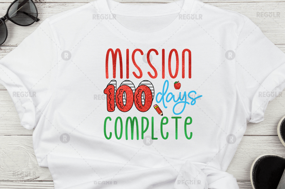 100 Days Of School Sublimation PNG Bundle