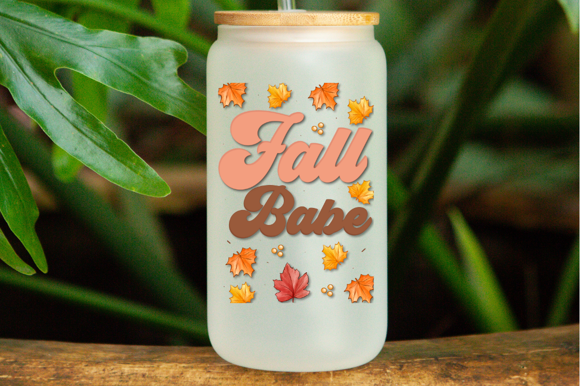 Fall Can Glass Svg Bundle