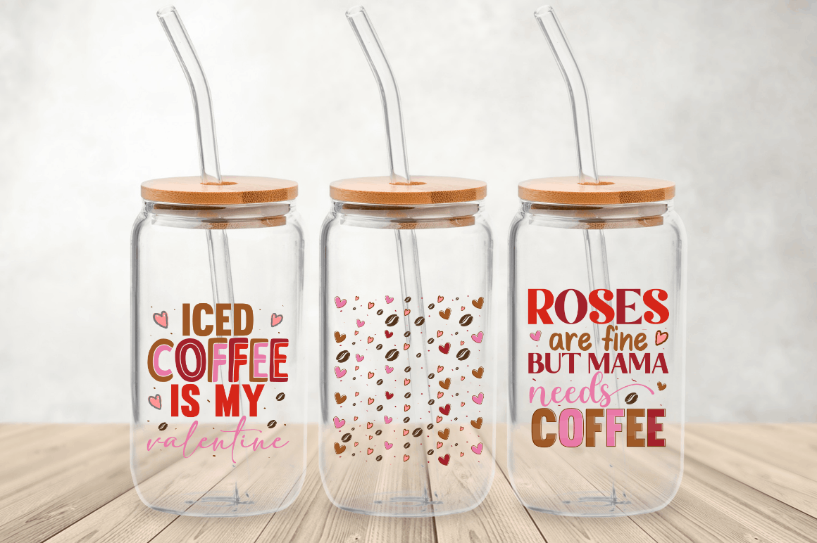 Valentine's Day Libbey Glass SVG Bundle