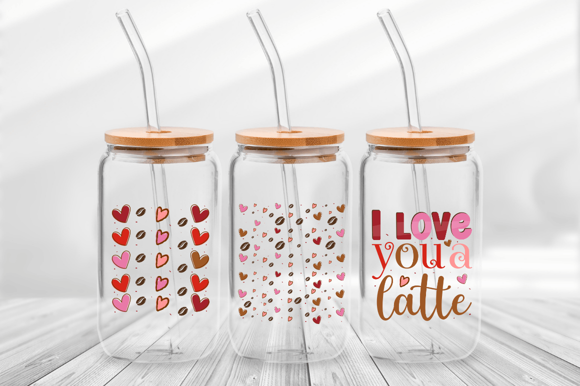 Valentine's Day Libbey Glass SVG Bundle