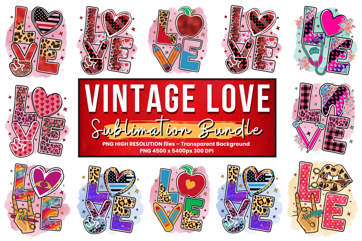 Love Sublimation Bundle