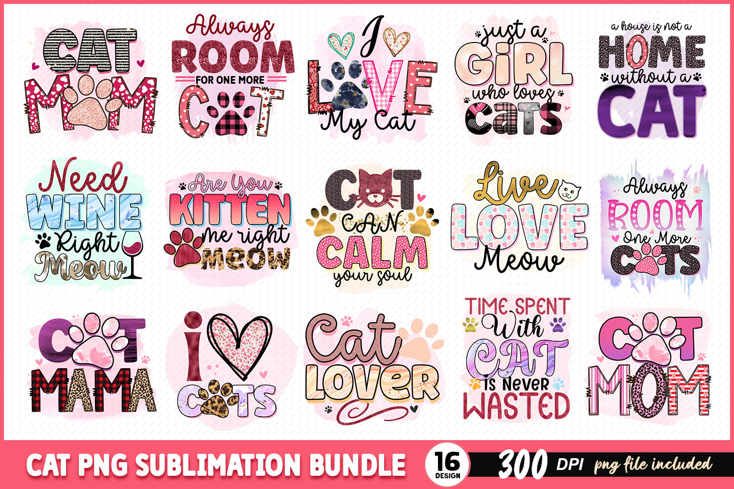 Cat Sublimation Bundle