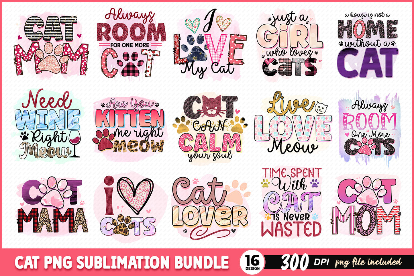 Cat Sublimation Bundle