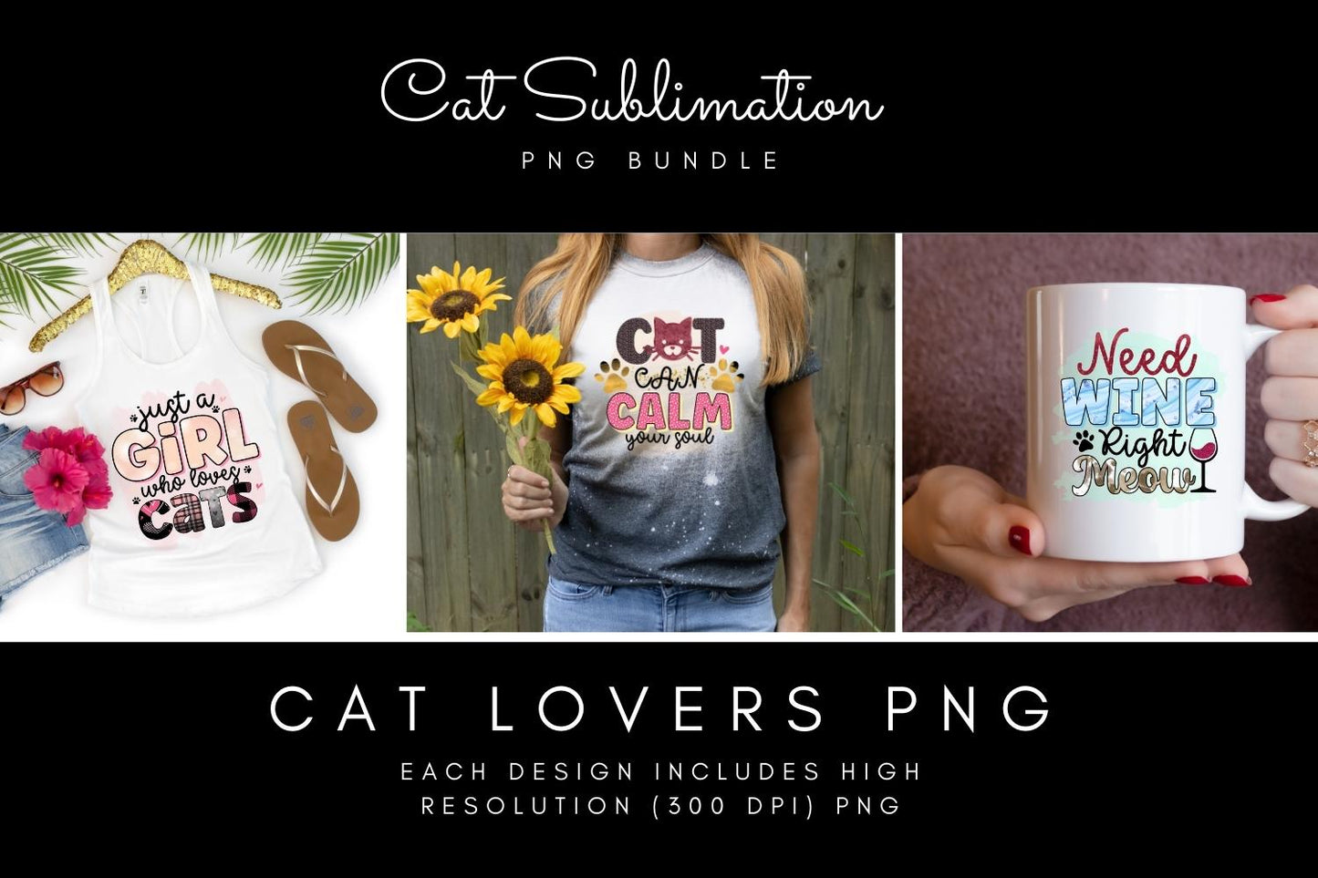 Cat Sublimation Bundle