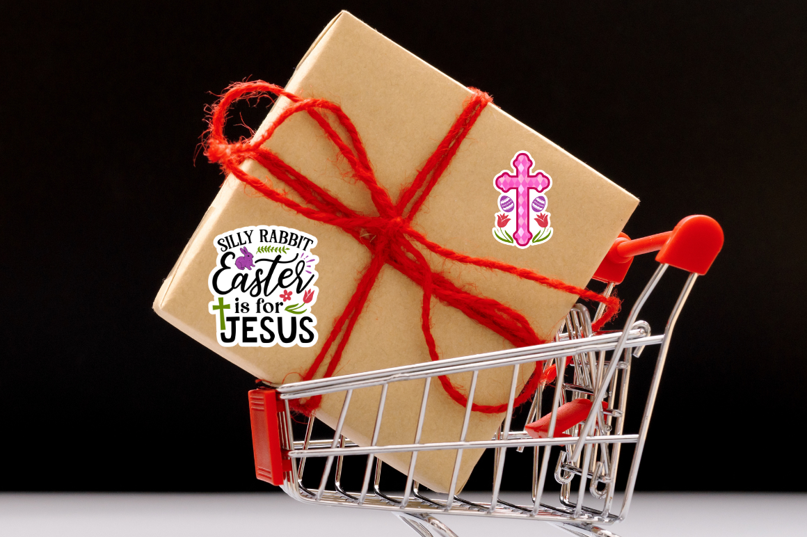 Religious Easter Stickers Png Bundle