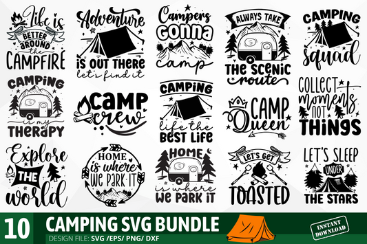 Camping SVG Bundle