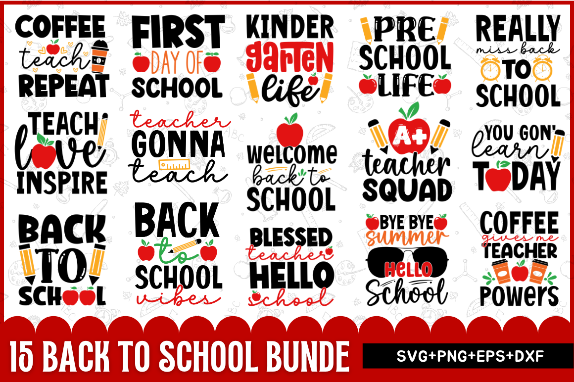 Back To School SVG Bundle