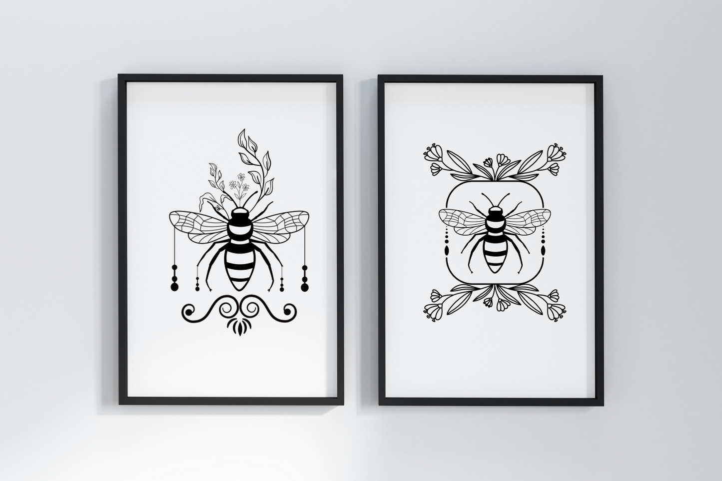 Bee With Flower SVG Bundle