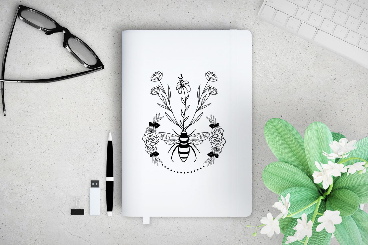 Bee With Flower SVG Bundle