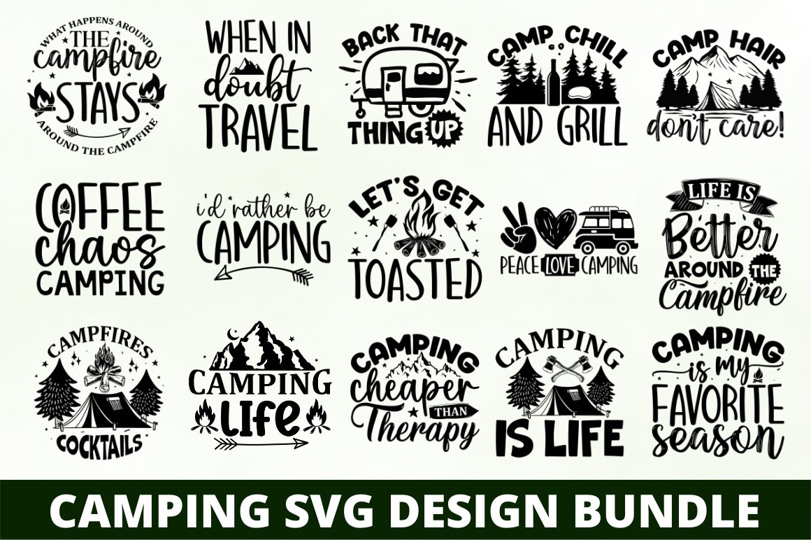 Camping Svg Bundle