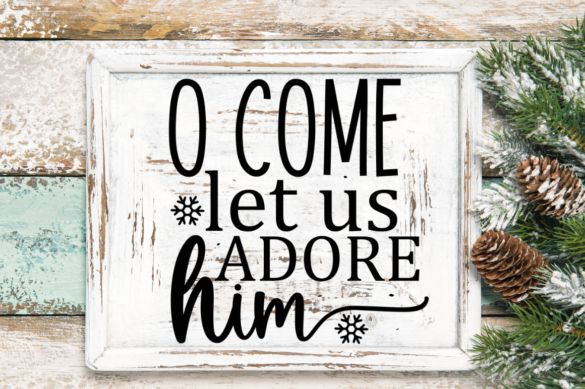 Farmhouse Christmas Sign Svg Bundle