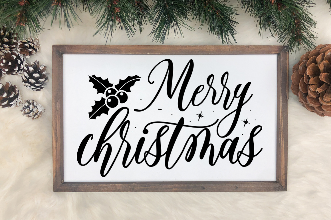 Farmhouse Christmas Sign Svg Bundle