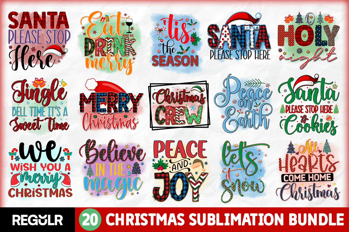 Christmas Sublimation Bundle