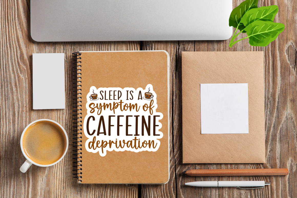 Funny Coffee Printable  Stickers Png Bundle