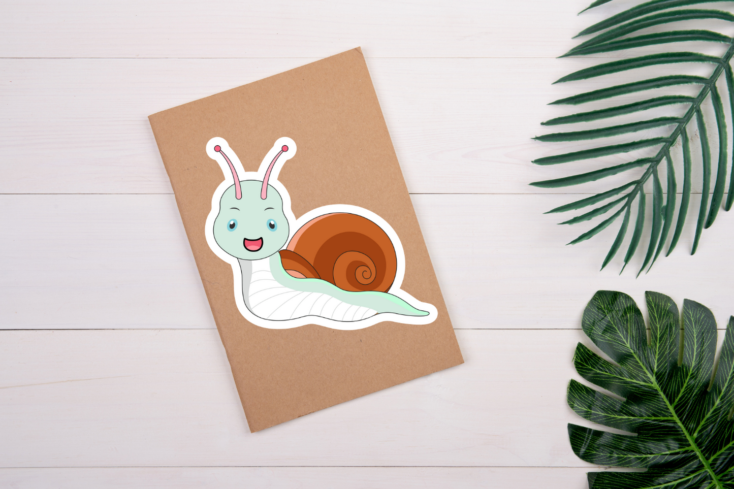 Cute Family Of Snails Sticker Bundle