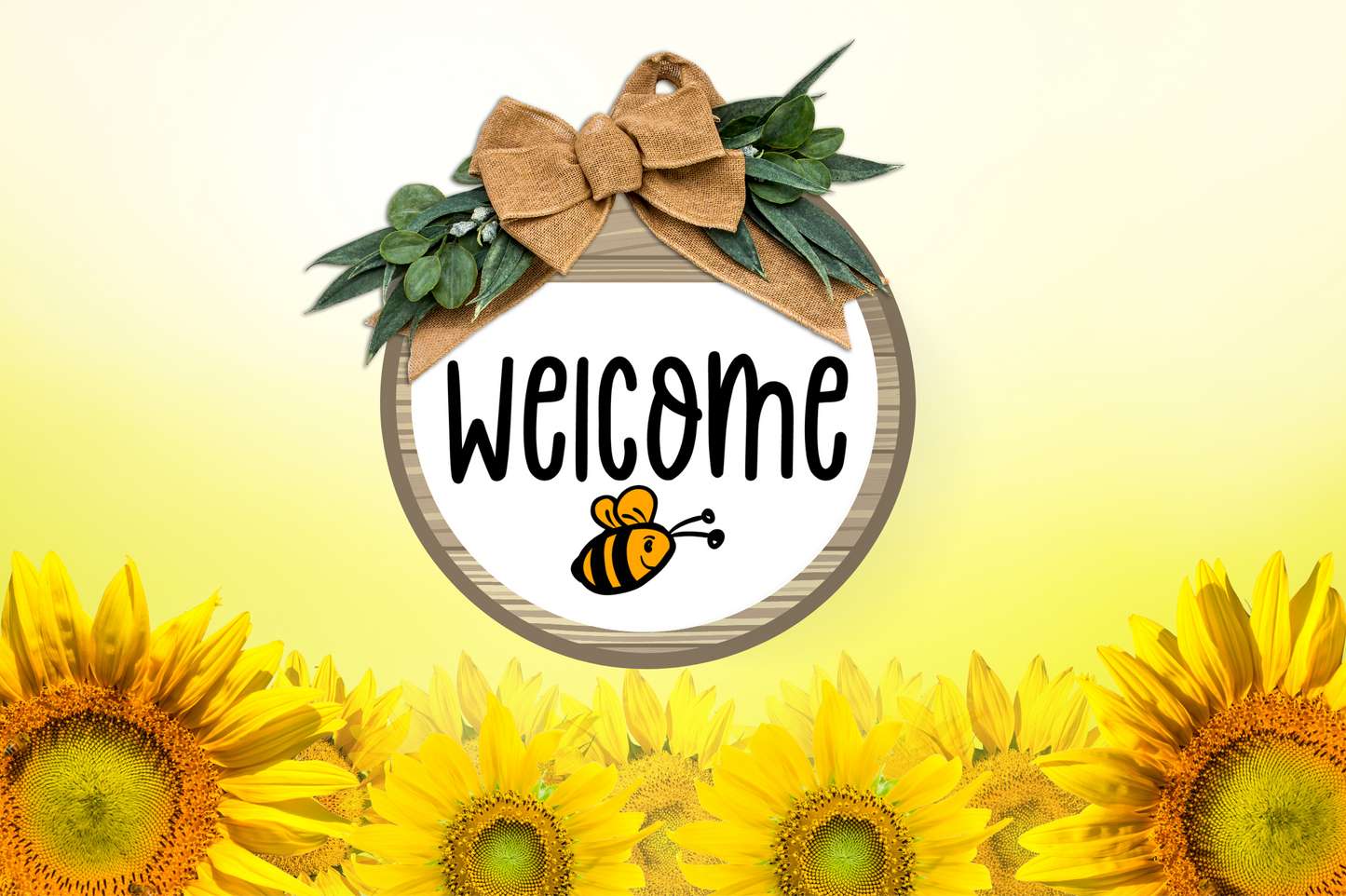 Sunflower Round Signs Bundle