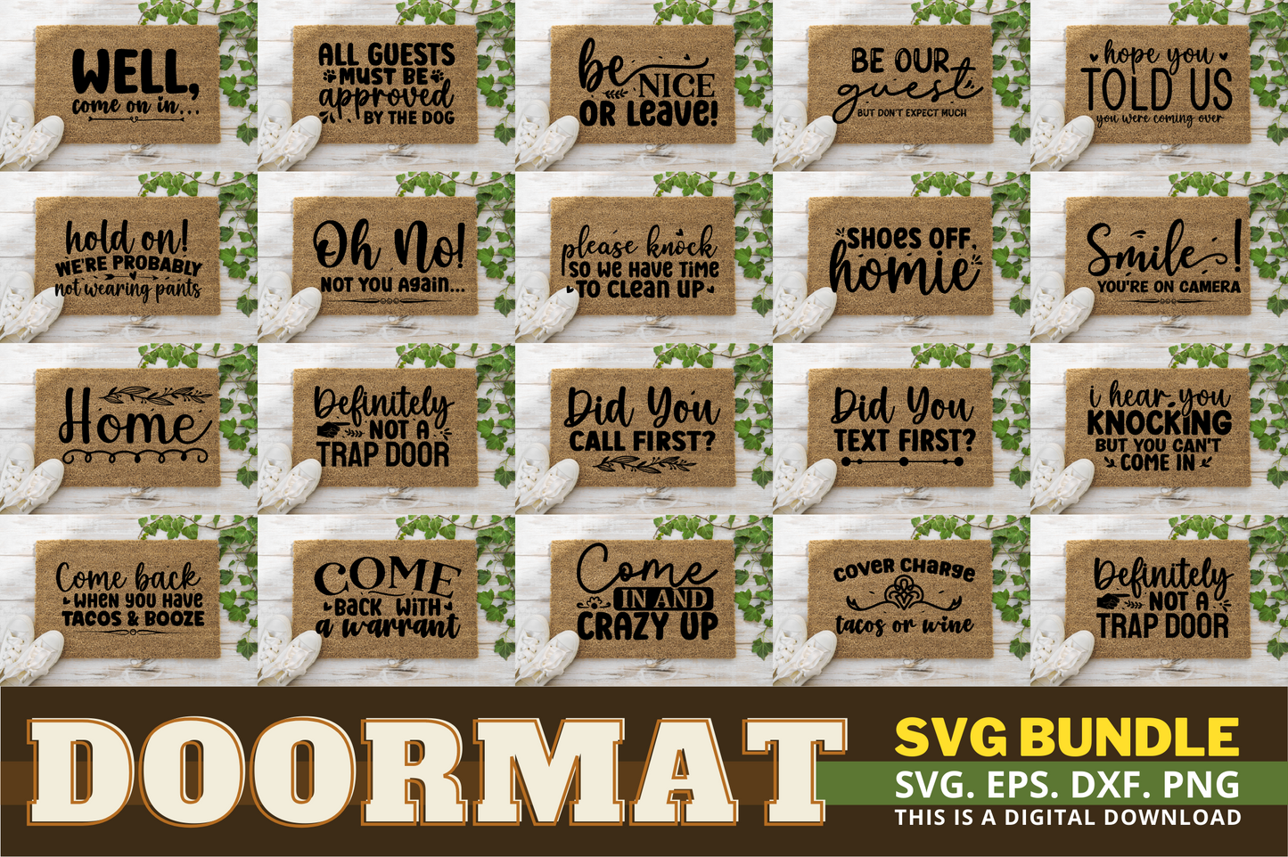 Doormat Svg Bundle