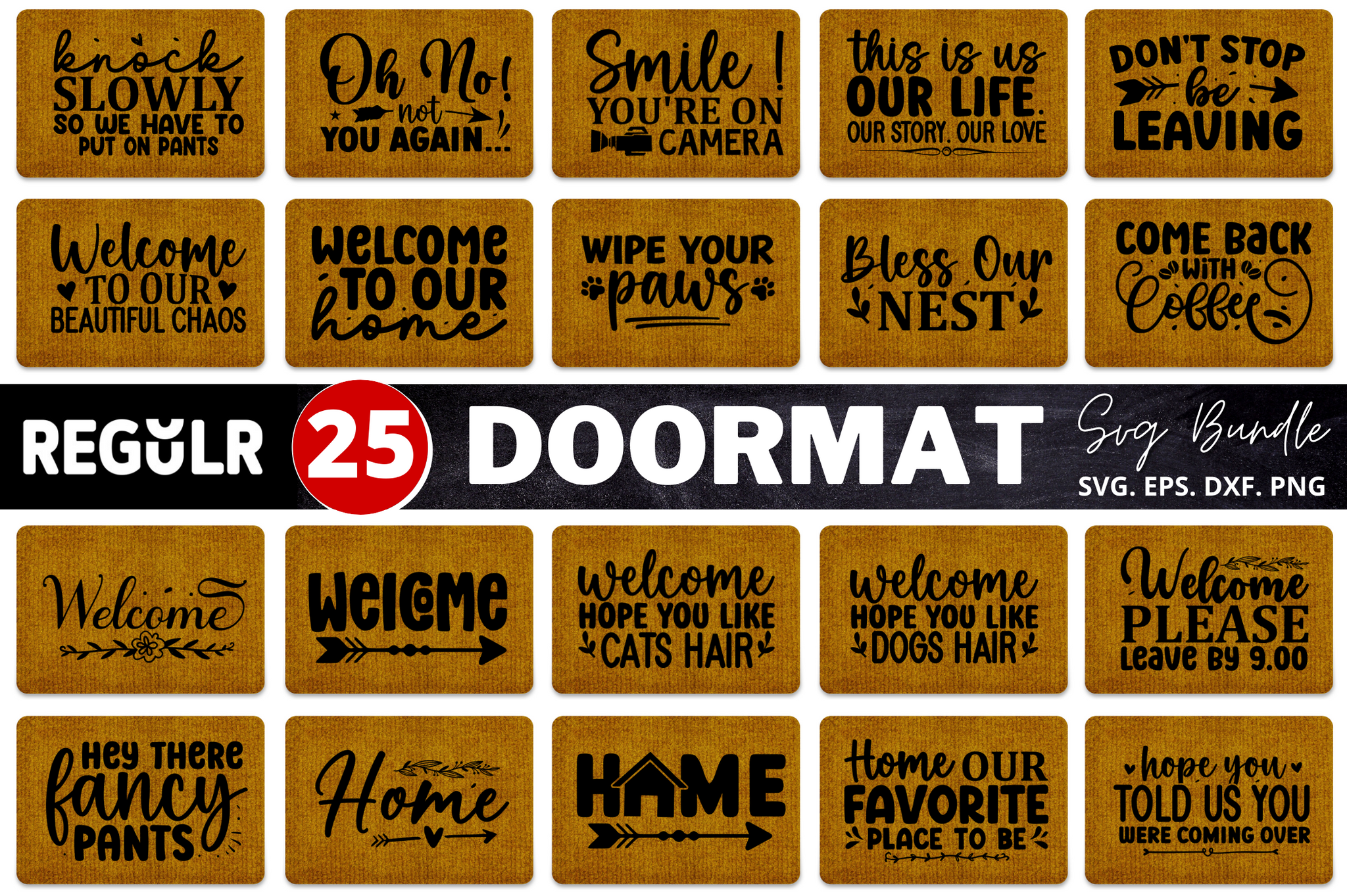 Doormat Svg designs Bundle