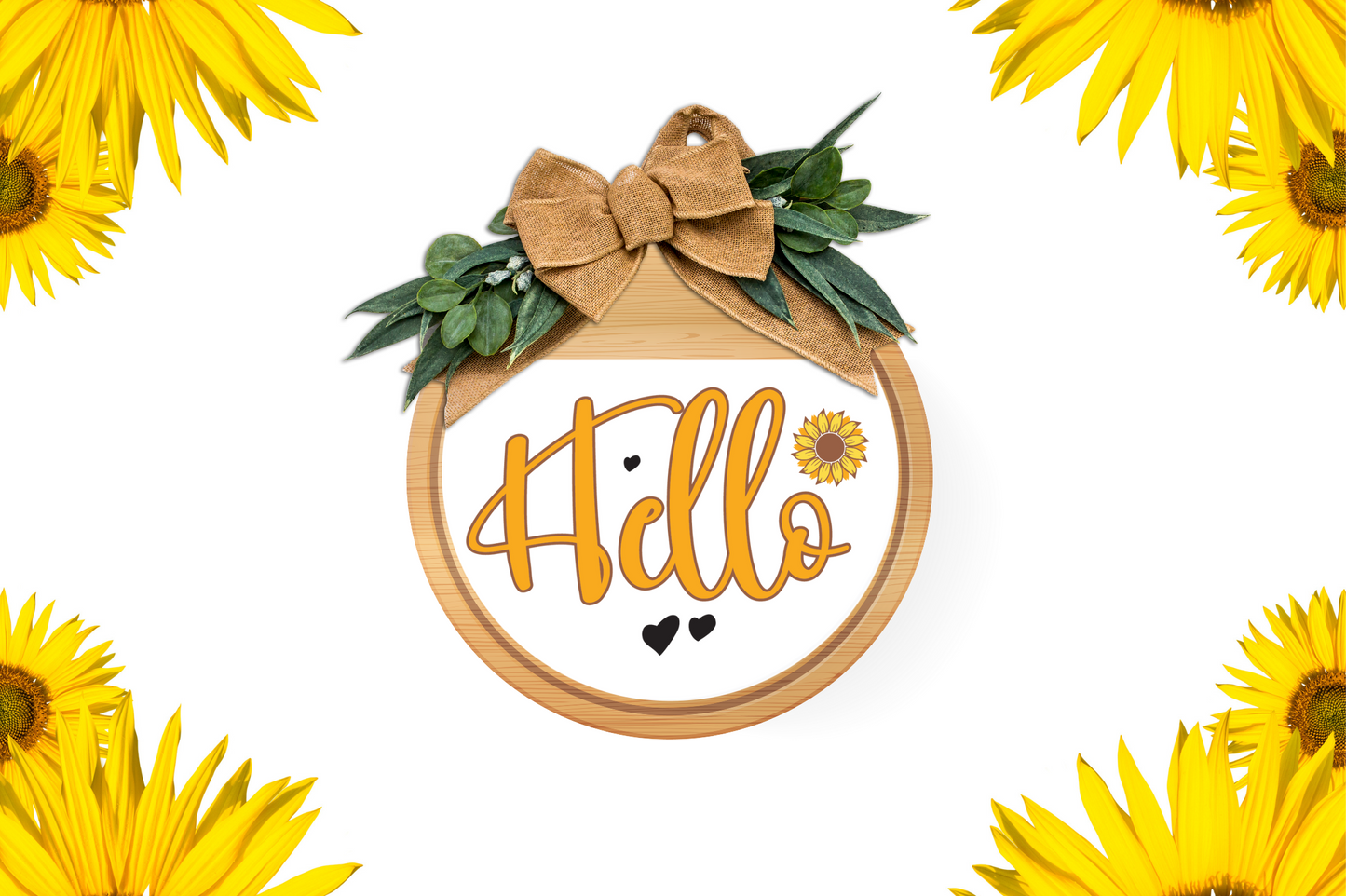 Sunflower Round Signs Bundle