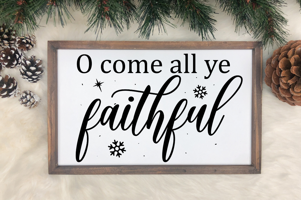 Farmhouse Christmas Sign Svg Bundle