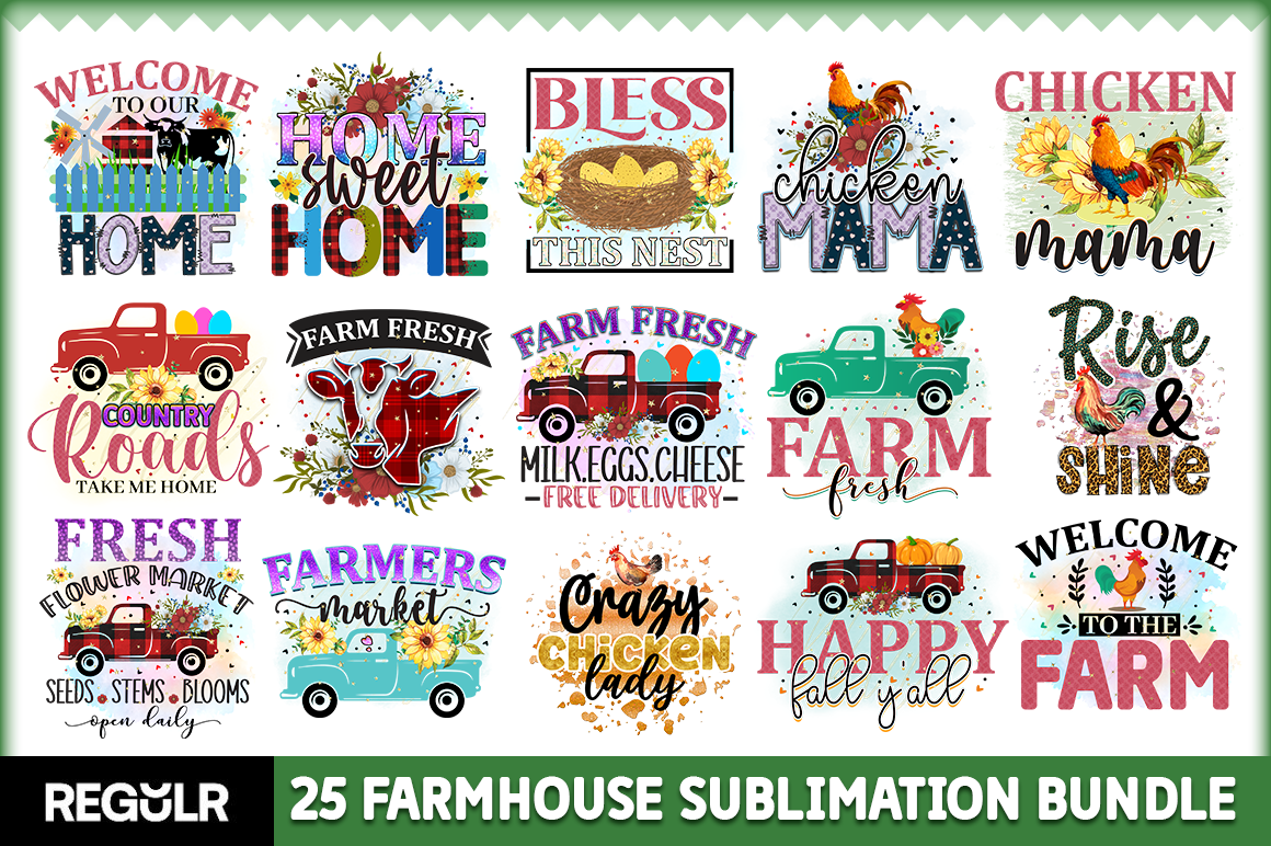 Farmhouse Sublimation Bundle